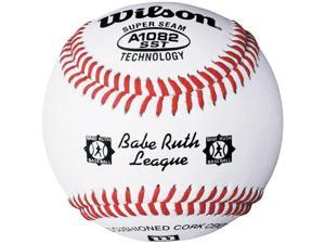 Wilson A1082 Babe Ruth League Tournament Series Baseball 1 Dozen, White Wilson A1082 Babe Ruth League Tournament Series Baseball 1 Dozen, White