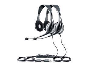 Jabra Voice 150 Duo USB Headset W/ Noise-Canceling Microphone (2-Pack) Jabra Voice 150 Duo USB Headset W/ Noise-Canceling Microphone (2-Pack)