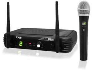 PYLE AUDIO PYLPDWM1902B Premier Series Professional UHF Wireless Handheld Microphone System with Selectable Frequencies PYLE AUDIO PYLPDWM1902B Premier Series Professional UHF Wireless Handheld Microphone System with Selectable Frequencies