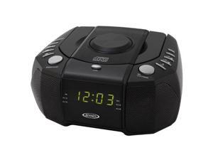 JENSEN JENJCR310B Jensen Dual Alarm Clock AM/FM Stereo Radio with Top-Loading CD Player JENSEN JENJCR310B Jensen Dual Alarm Clock AM/FM Stereo Radio with Top-Loading CD Player
