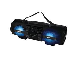 Naxa NAXNPB262B NAXA Electronics MP3/CD Bass Reflex Boombox and PA System with Bluetooth Naxa NAXNPB262B NAXA Electronics MP3/CD Bass Reflex Boombox and PA System with Bluetooth