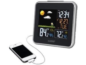 La Crosse Technology LCR308146W La Crosse Technology Atomic Wireless Color Forecast Station with USB charging port La Crosse Technology LCR308146W La Crosse Technology Atomic Wireless Color Forecast Station with USB charging port