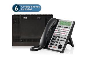 NEC 1100013 SL1100 IP System Kit w/ (6) 24 Key Phones NEC 1100013 SL1100 IP System Kit w/ (6) 24 Key Phones