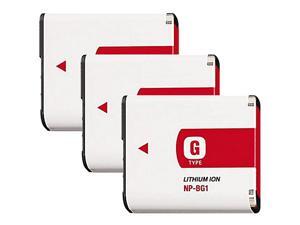 Battery for Sony NPBG1 (3-Pack) Replacement Battery Battery for Sony NPBG1 (3-Pack) Replacement Battery
