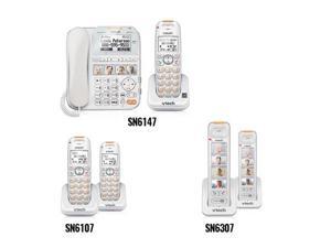 VTech SN6147 + (2) SN6307 + (2) SN6107 Corded Cordless CareLine Bundle VTech SN6147 + (2) SN6307 + (2) SN6107 Corded Cordless CareLine Bundle
