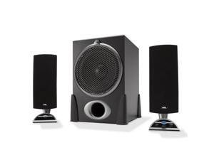 Cyber Acoustics 448539M Cyber Acoustics CA-3550 2.1 Computer Speaker System - Silver Cyber Acoustics 448539M Cyber Acoustics CA-3550 2.1 Computer Speaker System - Silver