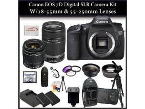 Canon EOS 7D Digital SLR Camera w/ 2 Lens Kit Canon EOS 7D Digital SLR Camera w/ 2 Lens Kit