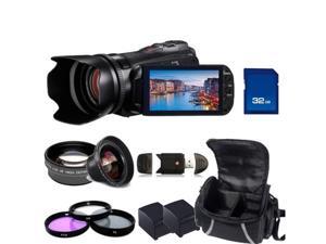 Canon Legria HF G10 Flash Memory PAL Camcorder Kit. Includes 0.45X Wide Angle & 2X Telephoto Lenses, Filters (UV-CPL-FLD), 32GB SD Card, High Speed Reader, 2 Extended Life Replacement Batteries & Case Canon Legria HF G10 Flash Memory PAL Camcorder Kit. Includes 0.45X Wide Angle & 2X Telephoto Lenses, Filters (UV-CPL-FLD), 32GB SD Card, High Speed Reader, 2 Extended Life Replacement Batteries & Case
