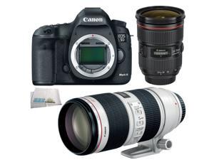 Canon EOS 5D Mark III + 24-70mm F2.8 II + 70-200mm F2.8 IS II ELITE LENS BUNDLE Canon EOS 5D Mark III + 24-70mm F2.8 II + 70-200mm F2.8 IS II ELITE LENS BUNDLE