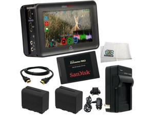 Atomos Ninja Blade 5" HDMI On-Camera Monitor & Recorder + SanDisk 240GB Extreme Pro SSD + 2 Spare Replacement NP-F970 Batteries + MORE Atomos Ninja Blade 5" HDMI On-Camera Monitor & Recorder + SanDisk 240GB Extreme Pro SSD + 2 Spare Replacement NP-F970 Batteries + MORE