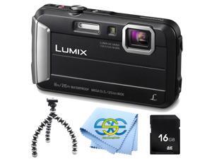 Panasonic Lumix DMC-TS30 Tough Digital Camera with rugged gripster tripod, 16GB SD memory card and exclusive SSE cleaning cloth Panasonic Lumix DMC-TS30 Tough Digital Camera with rugged gripster tripod, 16GB SD memory card and exclusive SSE cleaning cloth
