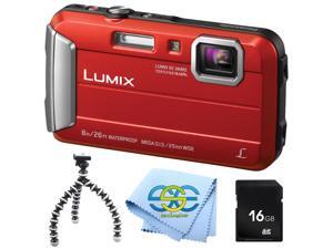 Panasonic Lumix DMC-TS30 Tough Digital Camera with rugged gripster tripod, 16GB SD memory card and exclusive SSE cleaning cloth Panasonic Lumix DMC-TS30 Tough Digital Camera with rugged gripster tripod, 16GB SD memory card and exclusive SSE cleaning cloth