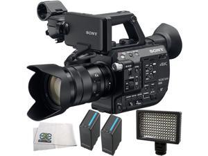 Sony PXW-FS5 XDCAM Super 35 Camera System with Zoom Lens 4PC Accessory Kit. Includes 2 Replacement BPU90 Batteries + 160 LED Video Light + Microfiber Cleaning Cloth Sony PXW-FS5 XDCAM Super 35 Camera System with Zoom Lens 4PC Accessory Kit. Includes 2 Replacement BPU90 Batteries + 160 LED Video Light + Microfiber Cleaning Cloth
