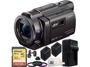 Sony 64GB FDR-AXP35 4K Camcorder with Built-In Projector (PAL) 32GB Bundle 10PC Accessory Kit. Includes SanDisk Extreme 32GB SDHC Memory Card (SDSDXN-032G-G46) + 2 Replacement FV-70 Batteries + MORE Sony 64GB FDR-AXP35 4K Camcorder with Built-In Projector (PAL) 32GB Bundle 10PC Accessory Kit. Includes SanDisk Extreme 32GB SDHC Memory Card (SDSDXN-032G-G46) + 2 Replacement FV-70 Batteries + MORE