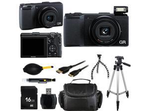 Ricoh GR 175743 Black 16.2MP Digital Camera With Photo-4-Now Exclusive Starter Bundle Ricoh GR 175743 Black 16.2MP Digital Camera With Photo-4-Now Exclusive Starter Bundle