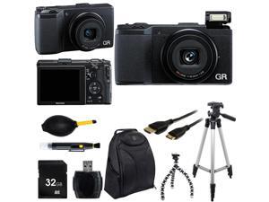 Ricoh GR 175743 Black 16.2MP Digital Camera With Photo-4-Now Essential Bundle Ricoh GR 175743 Black 16.2MP Digital Camera With Photo-4-Now Essential Bundle