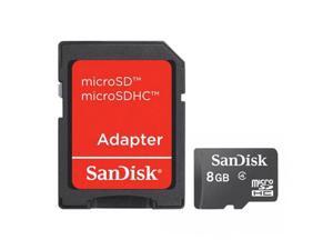 Sandisk 8GB Micro SDHC Memory Card With SD adapter Model SDSDQ-8192-E11M Sandisk 8GB Micro SDHC Memory Card With SD adapter Model SDSDQ-8192-E11M