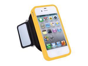 ISOUND Sport Armband Pro Removable Protective Case with 2 Adjustable Armbands & Safety Reflectors for iPhone 4 & 4S - Yellow. Model ISOUND-5243 ISOUND Sport Armband Pro Removable Protective Case with 2 Adjustable Armbands & Safety Reflectors for iPhone 4 & 4S - Yellow. Model ISOUND-5243