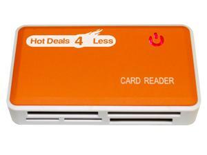 HD4L All in one USB Card Reader for SD, SDHC, SDXC, Micro SD SDHC SDXC UHS-1, CF I II Ultra II, xD, M2, MS Memory Stick, Pro And Duo, MMC I, MMC II, RS-MMC, HS-MMC. Color Orang HD4L All in one USB Card Reader for SD, SDHC, SDXC, Micro SD SDHC SDXC UHS-1, CF I II Ultra II, xD, M2, MS Memory Stick, Pro And Duo, MMC I, MMC II, RS-MMC, HS-MMC. Color Orang
