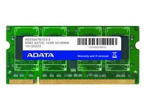 ADATA 1GB AData DDR2-667 (PC2-5400) SO-DIMM 200-pin module Model AD2S667B1G5-S ADATA 1GB AData DDR2-667 (PC2-5400) SO-DIMM 200-pin module Model AD2S667B1G5-S