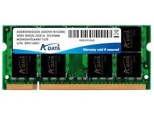 2GB A-Data DDR2-800 (PC2-6400) SO-DIMM 200-pin module Model AD2S800B2G6-R 2GB A-Data DDR2-800 (PC2-6400) SO-DIMM 200-pin module Model AD2S800B2G6-R