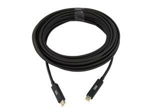 OWC 10M Optical Thunderbolt cable, connect a Thunderbolt-compatible Mac with Thunderbolt-equipped peripherals such as hard drives, displays, video capture devices, Color Black . Model OWCCBLOPTTB10M OWC 10M Optical Thunderbolt cable, connect a Thunderbolt-compatible Mac with Thunderbolt-equipped peripherals such as hard drives, displays, video capture devices, Color Black . Model OWCCBLOPTTB10M