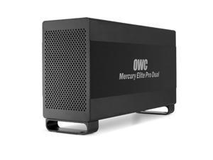 OWC Mercury Elite Pro Dual USB 3.0 500MB/sec & Thunderbolt 1250MB/sec RAID Storage Enclosure . Two 3.5" SATA drive bays. Supports RAID 0, 1, span & independent drives. Model OWCMETB7DK0GB OWC Mercury Elite Pro Dual USB 3.0 500MB/sec & Thunderbolt 1250MB/sec RAID Storage Enclosure . Two 3.5" SATA drive bays. Supports RAID 0, 1, span & independent drives. Model OWCMETB7DK0GB