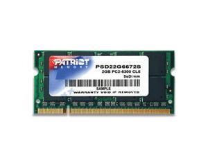 Patriot Signature DDR2 2GB CL5 PC2-5300 (667MHz) SODIMM Model PSD22G6672S Patriot Signature DDR2 2GB CL5 PC2-5300 (667MHz) SODIMM Model PSD22G6672S