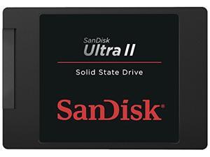 SanDisk 240GB Ultra II 2.5" SATA Revision 3.0 (6 Gb/s) Internal Solid State Drive SSD Model SDSSDHII-240G-G25 SanDisk 240GB Ultra II 2.5" SATA Revision 3.0 (6 Gb/s) Internal Solid State Drive SSD Model SDSSDHII-240G-G25