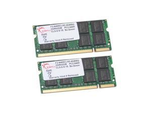 G.SKILL 4GB (2 x 2GB) DDR2 PC2-6400 800MHz 200-Pin Laptop Memory Model F2-6400CL5D-4GBSQ G.SKILL 4GB (2 x 2GB) DDR2 PC2-6400 800MHz 200-Pin Laptop Memory Model F2-6400CL5D-4GBSQ