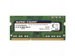 Super Talent 4GB DDR3 PC3-10600U 1333MHz Samsung Chip Notebook Memory Model W1333SA4GS Super Talent 4GB DDR3 PC3-10600U 1333MHz Samsung Chip Notebook Memory Model W1333SA4GS
