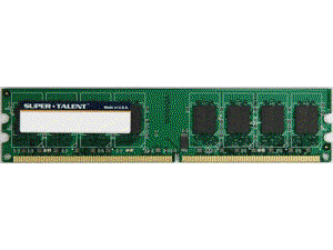 Super Talent 1GB DDR2 PC-6400 800MHz 128x8 Micron Chip Memory Model T800UA1GMT Super Talent 1GB DDR2 PC-6400 800MHz 128x8 Micron Chip Memory Model T800UA1GMT