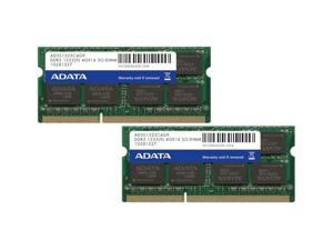 ADATA 8GB (2x4GB)DDR3 PC-10666 1333MHz SO-DIMM Laptop Memory RAM 204 pin Model AD3S1333C4G9-2 ADATA 8GB (2x4GB)DDR3 PC-10666 1333MHz SO-DIMM Laptop Memory RAM 204 pin Model AD3S1333C4G9-2