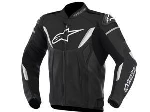 Alpinestars GP-R Leather Motorcycle Jacket Black/White 38 Alpinestars GP-R Leather Motorcycle Jacket Black/White 38