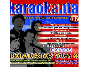 Karaokanta KAR-4267 - Baladistas 70´s - IV Spanish CDG Karaokanta KAR-4267 - Baladistas 70´s - IV Spanish CDG