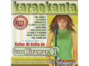 Karaokanta KAR-4423 - Al Estilo de Grupo Miramar I Spanish CDG Karaokanta KAR-4423 - Al Estilo de Grupo Miramar I Spanish CDG
