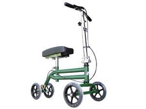Steerable Knee Walker Foot Ankle Crutch - Scooter in Green Steerable Knee Walker Foot Ankle Crutch - Scooter in Green