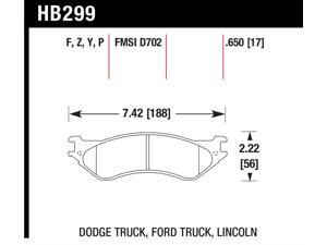 Hawk Performance HB299Z.650 Disc Brake Pad Hawk Performance HB299Z.650 Disc Brake Pad