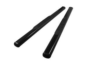 Chevy Silverado 07-14 REG CAB 4 Inch Oval Side Step Bar - Powder Coated - Black Chevy Silverado 07-14 REG CAB 4 Inch Oval Side Step Bar - Powder Coated - Black