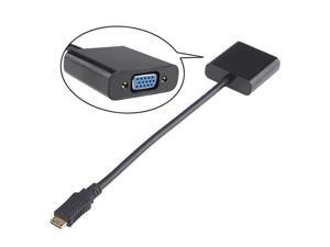 Mini HDMI Male to VGA Female Converter Cable - 1080P Mini HDMI Male to VGA Female Converter Cable - 1080P