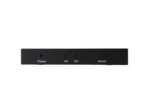 3 RCA S-Video Composite AV to HDMI Converter for HDTV - 720p 3 RCA S-Video Composite AV to HDMI Converter for HDTV - 720p