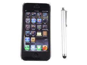 Luxury Brushed Aluminum Chrome Hard Case for iPhone 5 5G + Stylus - Silver Luxury Brushed Aluminum Chrome Hard Case for iPhone 5 5G + Stylus - Silver
