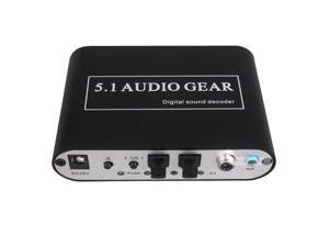 AC3 DTS 5.1 Audio Gear Digital Sound Decoder SPDIF PC, PS3, Xbox 360, Blue-ray, DVD Players AC3 DTS 5.1 Audio Gear Digital Sound Decoder SPDIF PC, PS3, Xbox 360, Blue-ray, DVD Players