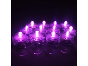 12X - Pink-Purple - Submersible Waterproof Underwater Tea Light Sub Lights Battery LED TeaLight - Wedding Centerpieces, Decor 12X - Pink-Purple - Submersible Waterproof Underwater Tea Light Sub Lights Battery LED TeaLight - Wedding Centerpieces, Decor