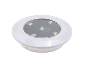 Cabinet LED Battery-Operated Wireless Stick-On Tap Light Puck Light - White Cabinet LED Battery-Operated Wireless Stick-On Tap Light Puck Light - White
