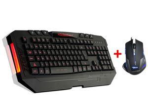 LED Illuminated Ergonomic USB Wired Multimedia 3 Colors (Blue/ Red/ Purple) Backlight Backlit Gaming Keyboard w/ 2500DPI Blue LED Optical USB Wired Gaming Mouse Mice for PC Laptop - Shortcut Keys LED Illuminated Ergonomic USB Wired Multimedia 3 Colors (Blue/ Red/ Purple) Backlight Backlit Gaming Keyboard w/ 2500DPI Blue LED Optical USB Wired Gaming Mouse Mice for PC Laptop - Shortcut Keys