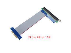 PCI Express. PCI-e 4X to 16X Slot Riser Card Extender Extension Cable Flexible Cable PCI Express. PCI-e 4X to 16X Slot Riser Card Extender Extension Cable Flexible Cable