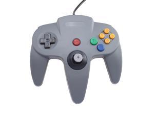 Two Gray Game Controllers for Super Nintendo 64 Two Gray Game Controllers for Super Nintendo 64