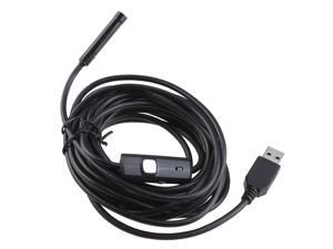 5M USB 7mm Digital Waterproof Endoscope Bore scope Inspection Snake Tube Camera 5M USB 7mm Digital Waterproof Endoscope Bore scope Inspection Snake Tube Camera