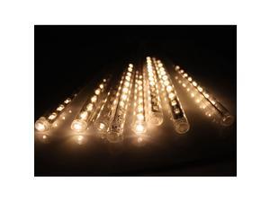 30cm 8 Tube 144 LEDs Meteor Shower Rain Lights Waterproof String for Wedding Party Christmas Decoration Tree, Warm White 30cm 8 Tube 144 LEDs Meteor Shower Rain Lights Waterproof String for Wedding Party Christmas Decoration Tree, Warm White